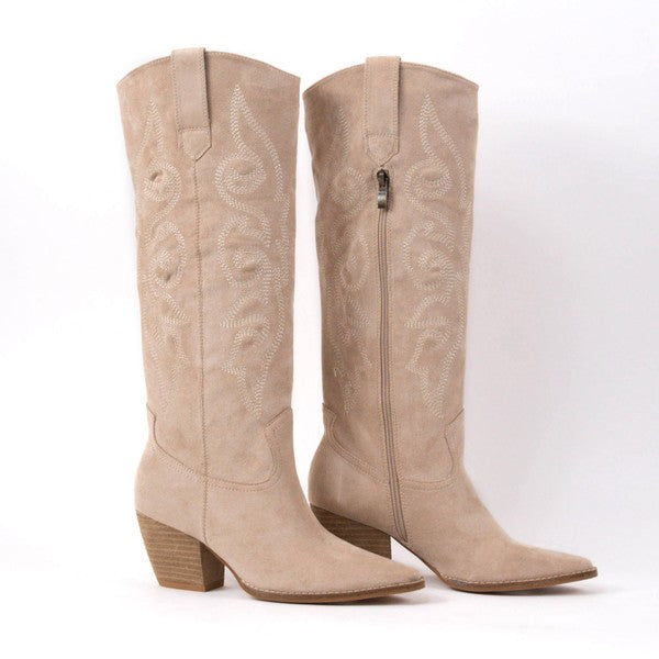 Lainey Embroidered Western Boot