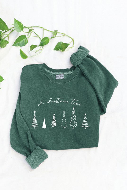 Oh Christmas Tree Graphic Sweatshirt