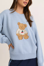 Light Blue Teddy Bear Sweater