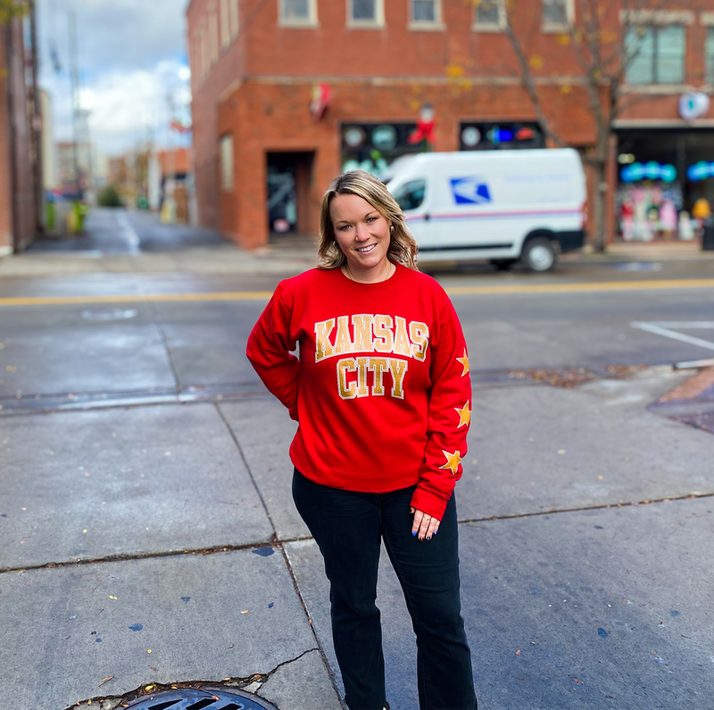 Red & Gold Kansas City Star Sweatshirt