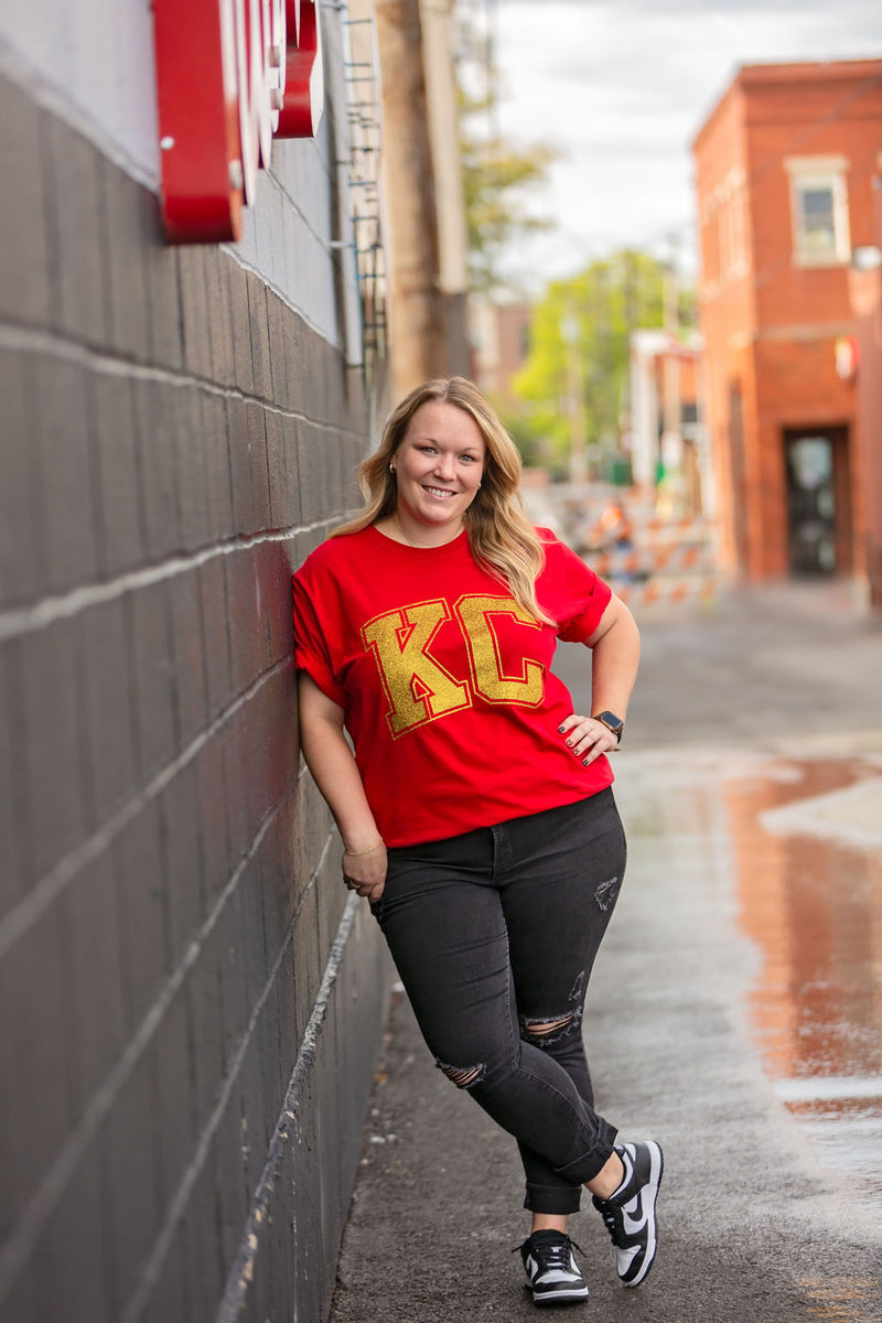 KC Red & Gold Graphic Tee