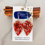 Kansas City Football Medium Arrowhead Earrings