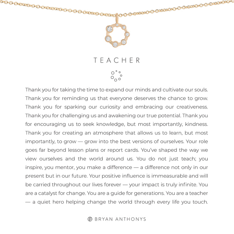 Teacher Necklace
